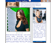 Tablet Screenshot of careers.targetwoman.com